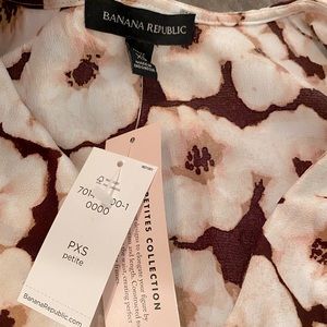 Banana Republic Ruffle Front Sleeveless Top, XSP